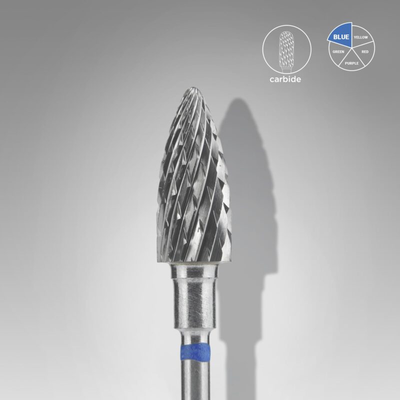 Fresa de Carburo "Piña" 6mm Azul
