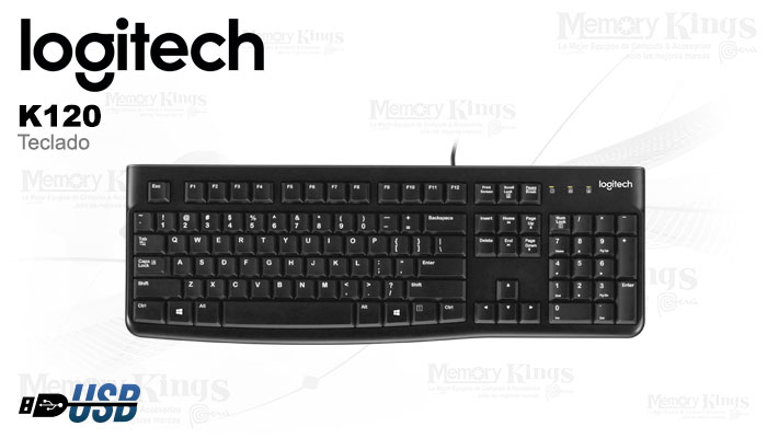 Teclado Logitech K120 USB