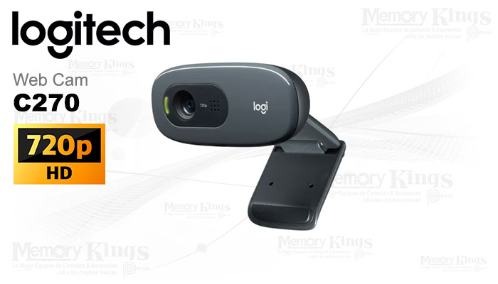 Cámara web Logitech C270 HD 720p para videollamadas