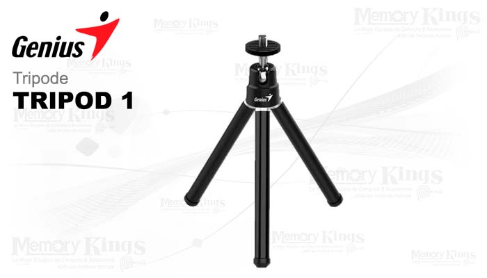 Mini trípode Genius Tripod 1 para cámara y webcam