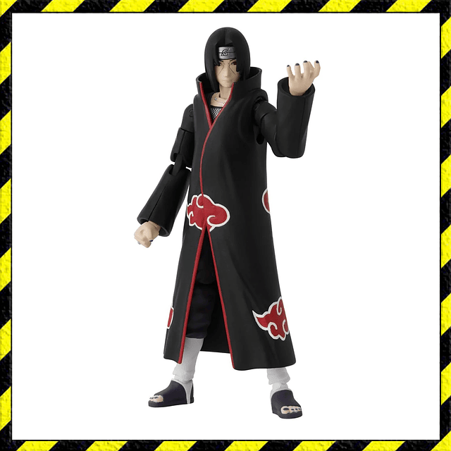 Anime Heroes Naruto: Shippuden Uchiha Itachi 6 1/2-Inch Action Figure.