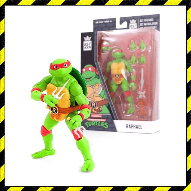 Raphael (Teenage Mutant Ninja Turtles) BST AXN 5" Action Figure