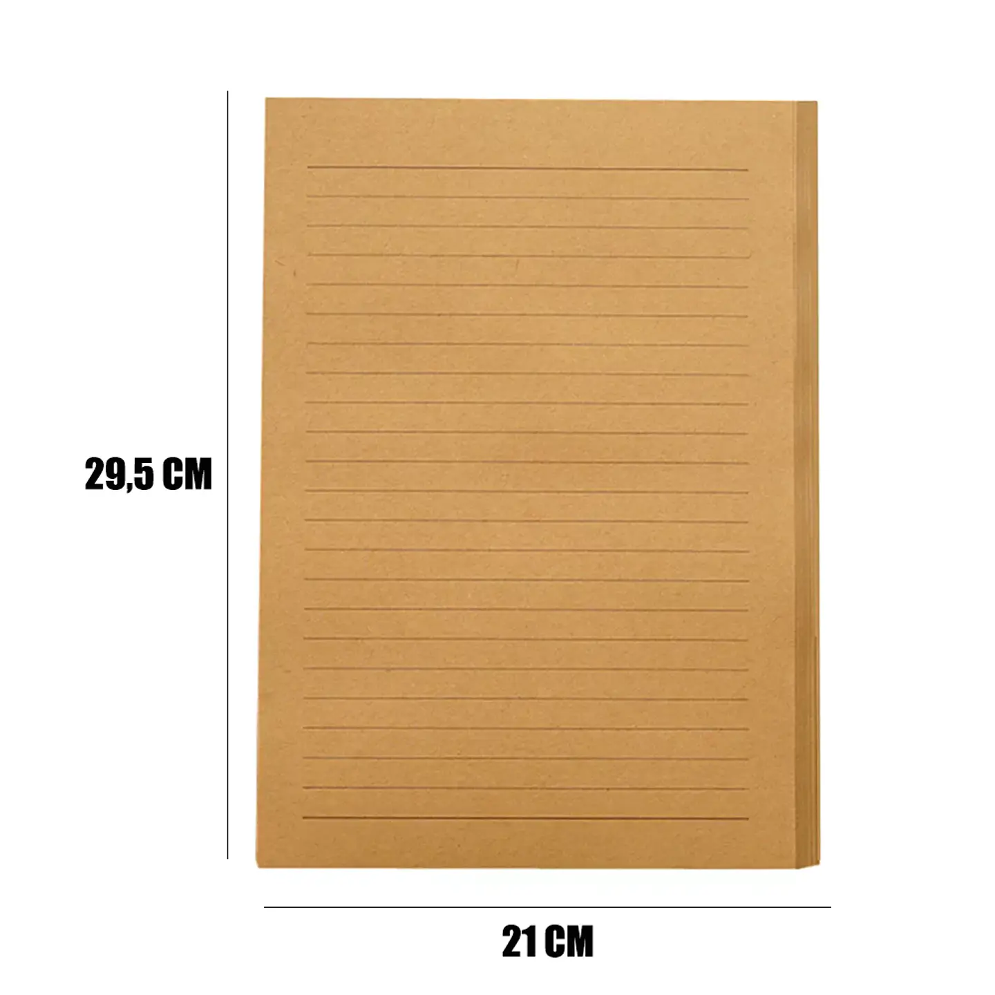 Papel Block de Notas - Papel Tipo Kraft con líneas 3