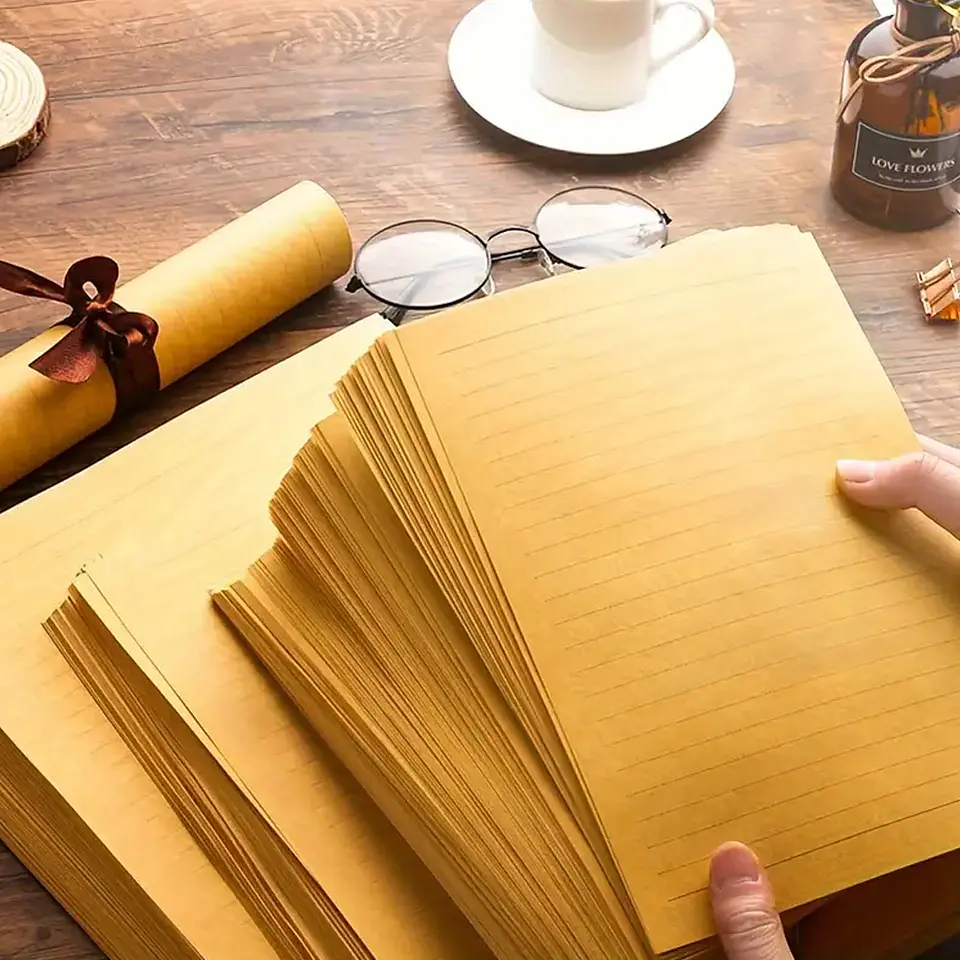 Papel Block de Notas - Papel Tipo Kraft con líneas 4