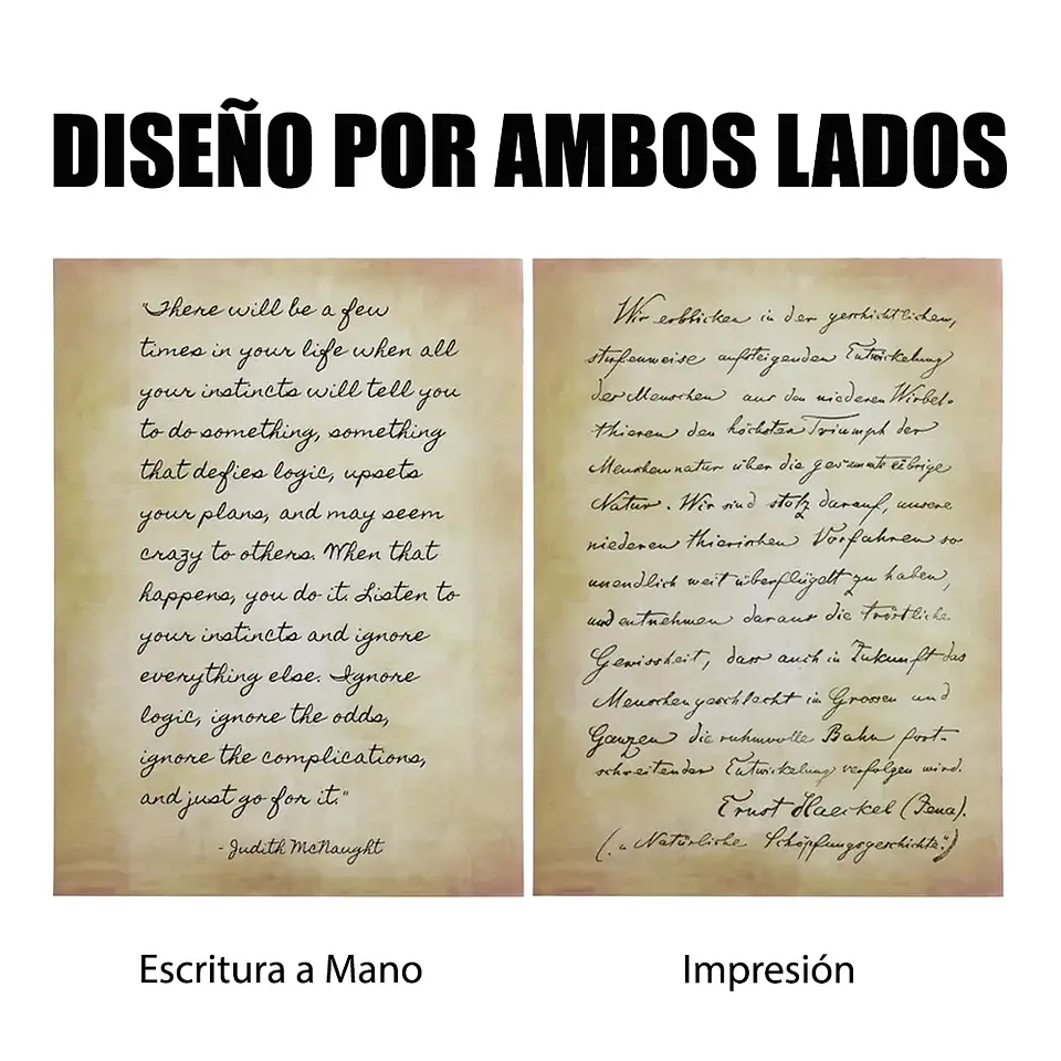 Papel Vintage Antiguo - Clásico Modelo A 4