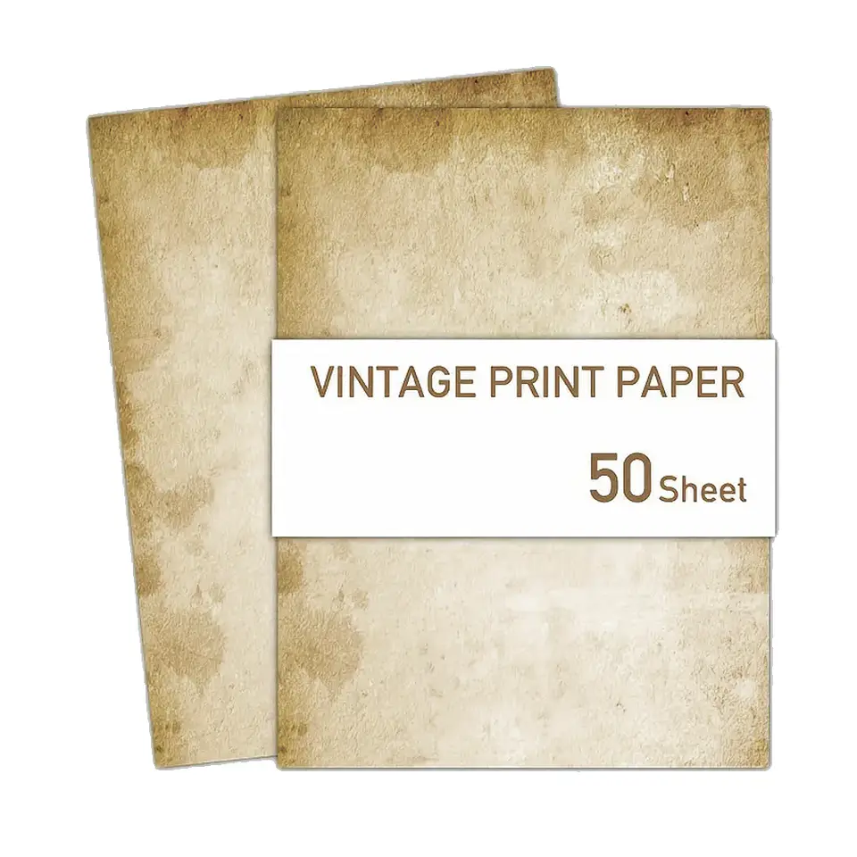 Papel Vintage Antiguo - Envejecido Modelo A 1