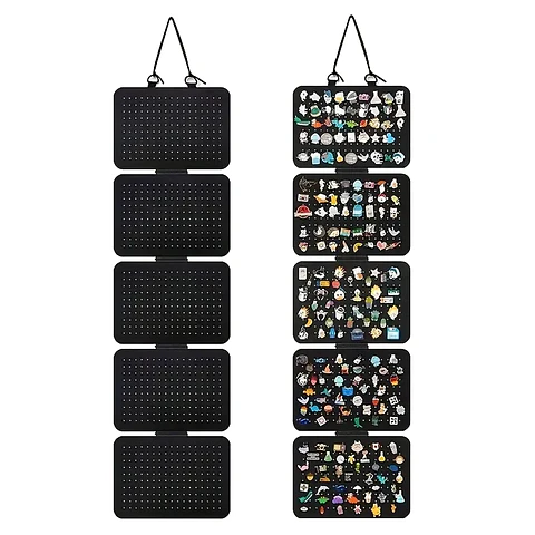 Organizador colgante para pines - Panel de 5 secciones fijas