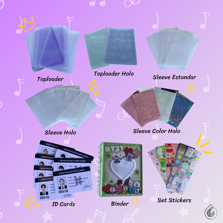 Pack Photocard Care - BTS 3