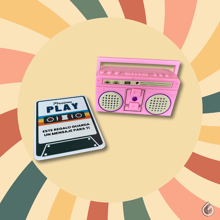 Llavero Radio Grabadora Retro 8