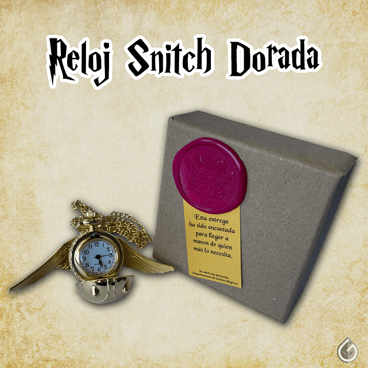 Reloj Snitch Dorada 1