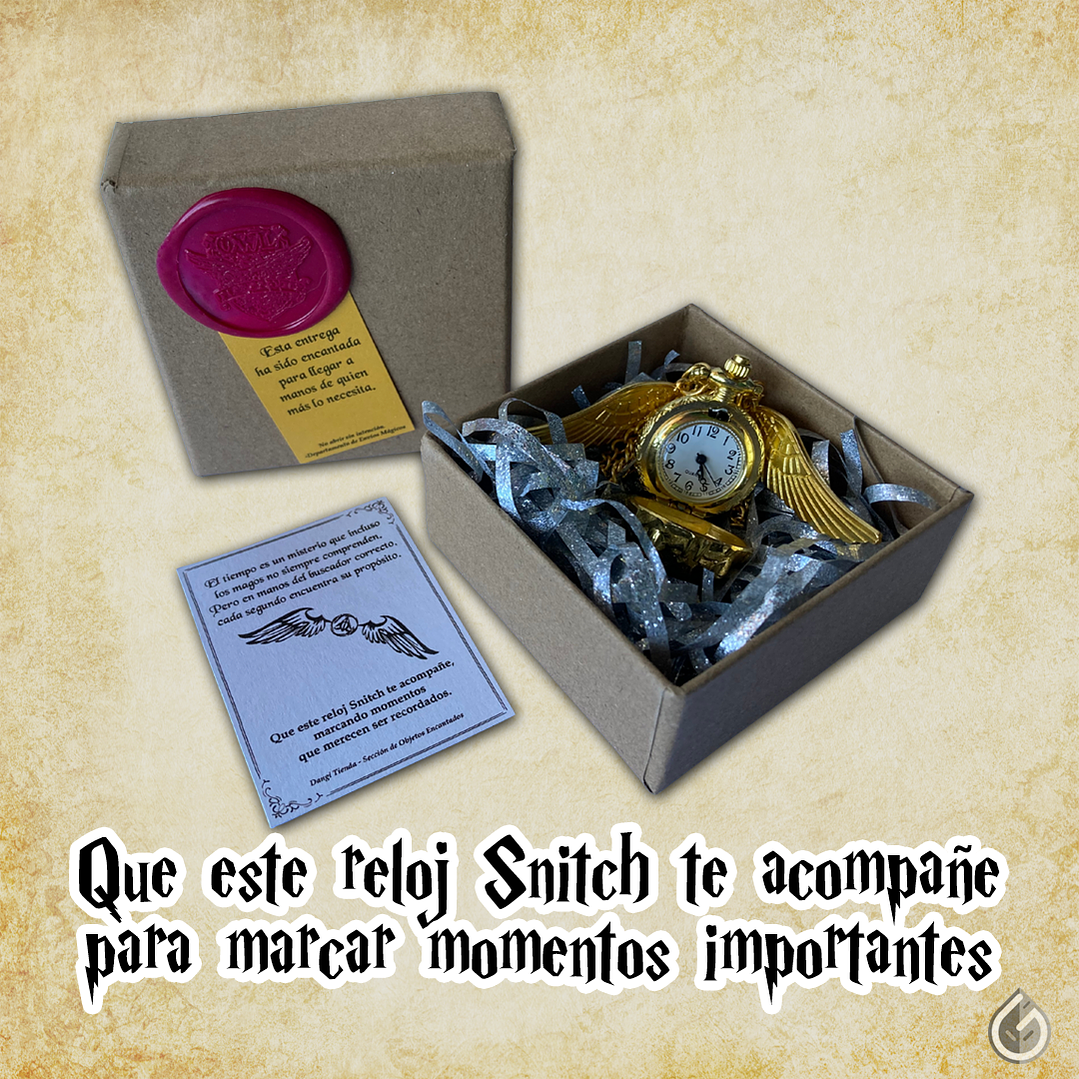 Reloj Snitch Dorada 4