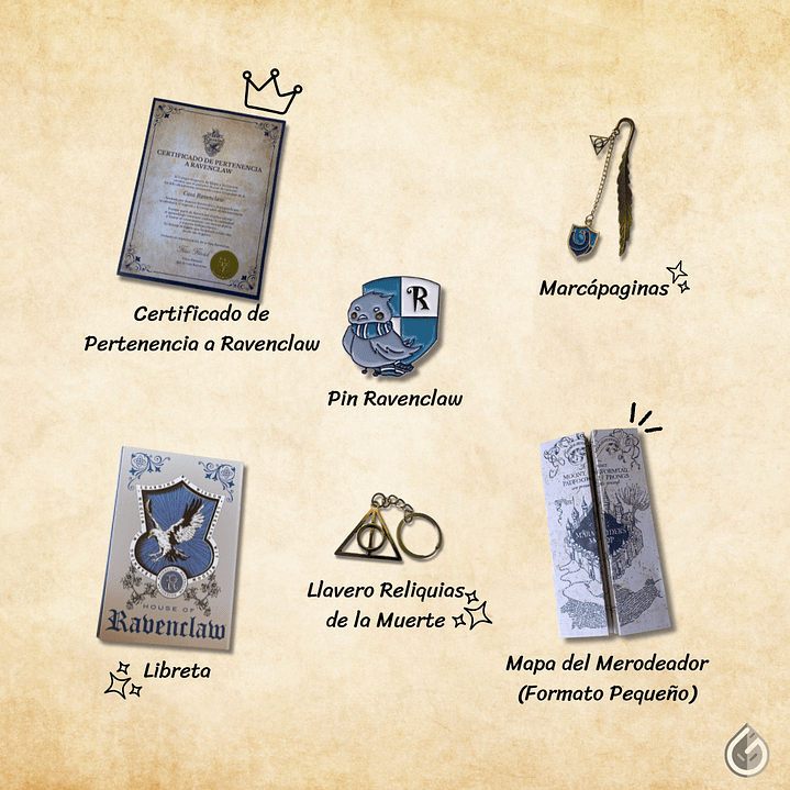 Pack Mágico Premium - Casas de Hogwarts 9