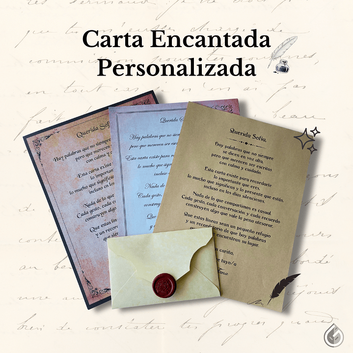 Carta Encantada Personalizada 1