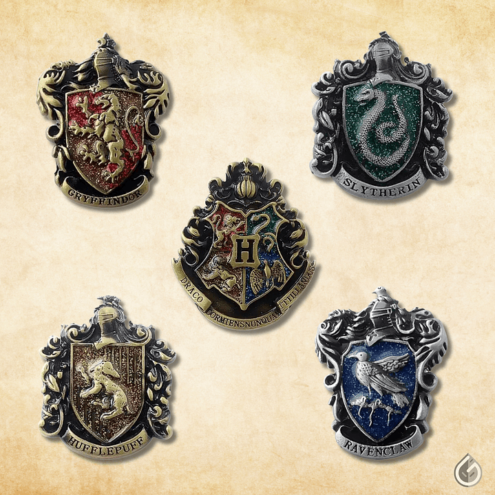 Pins Casas de Hogwarts 1
