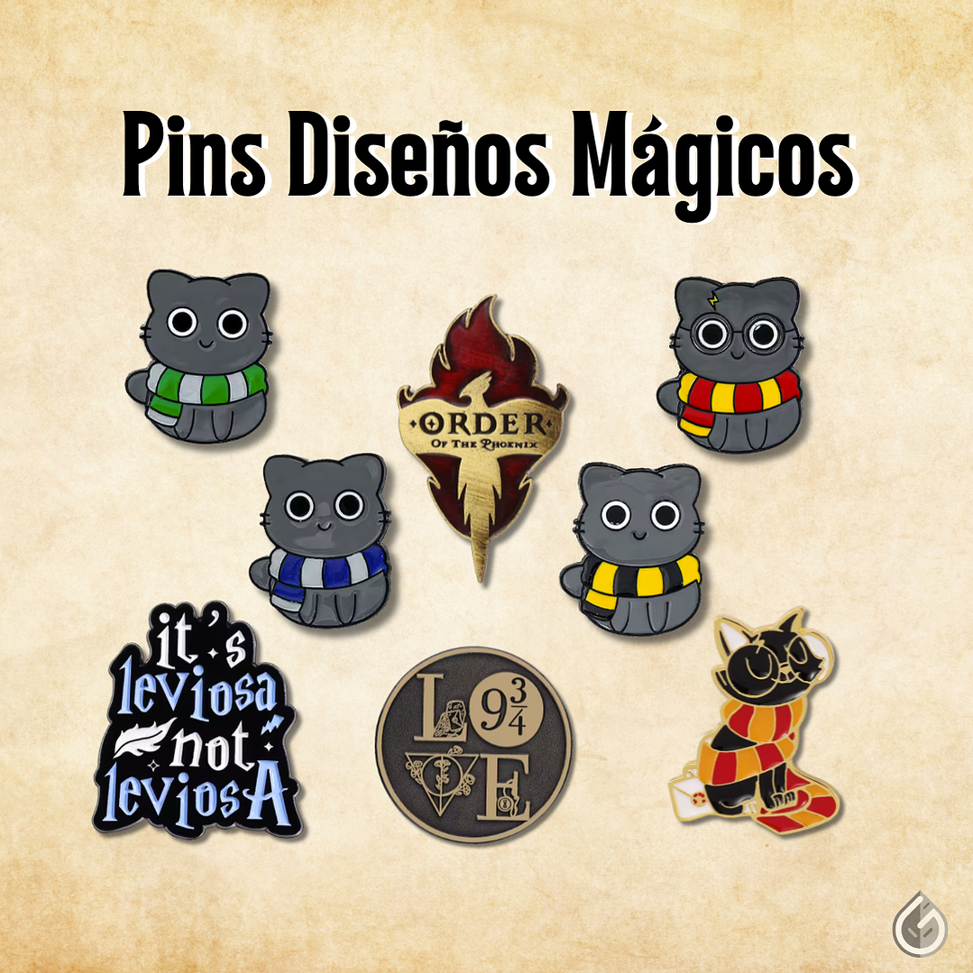 Pins Harry Potter - Diseños Mágicos 1