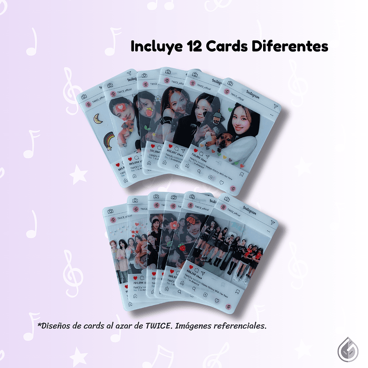 Set Cards Estilo Instagram Kpop 4