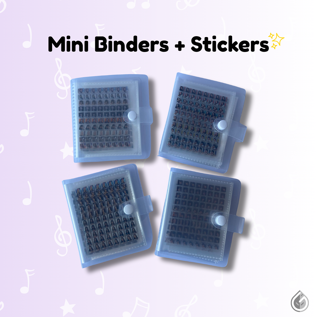 Mini Binder Kpop + Mini Stickers 1