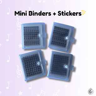 Mini Binder Kpop + Mini Stickers