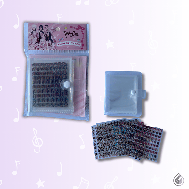 Mini Binder Kpop + Mini Stickers 2