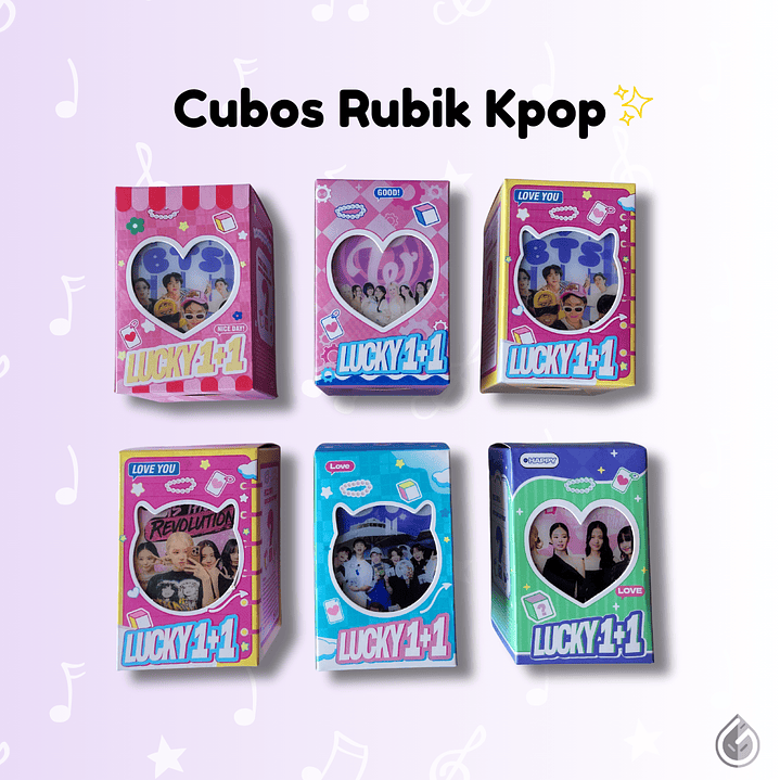 Cubo Rubik Kpop - Diseños Coleccionables 1