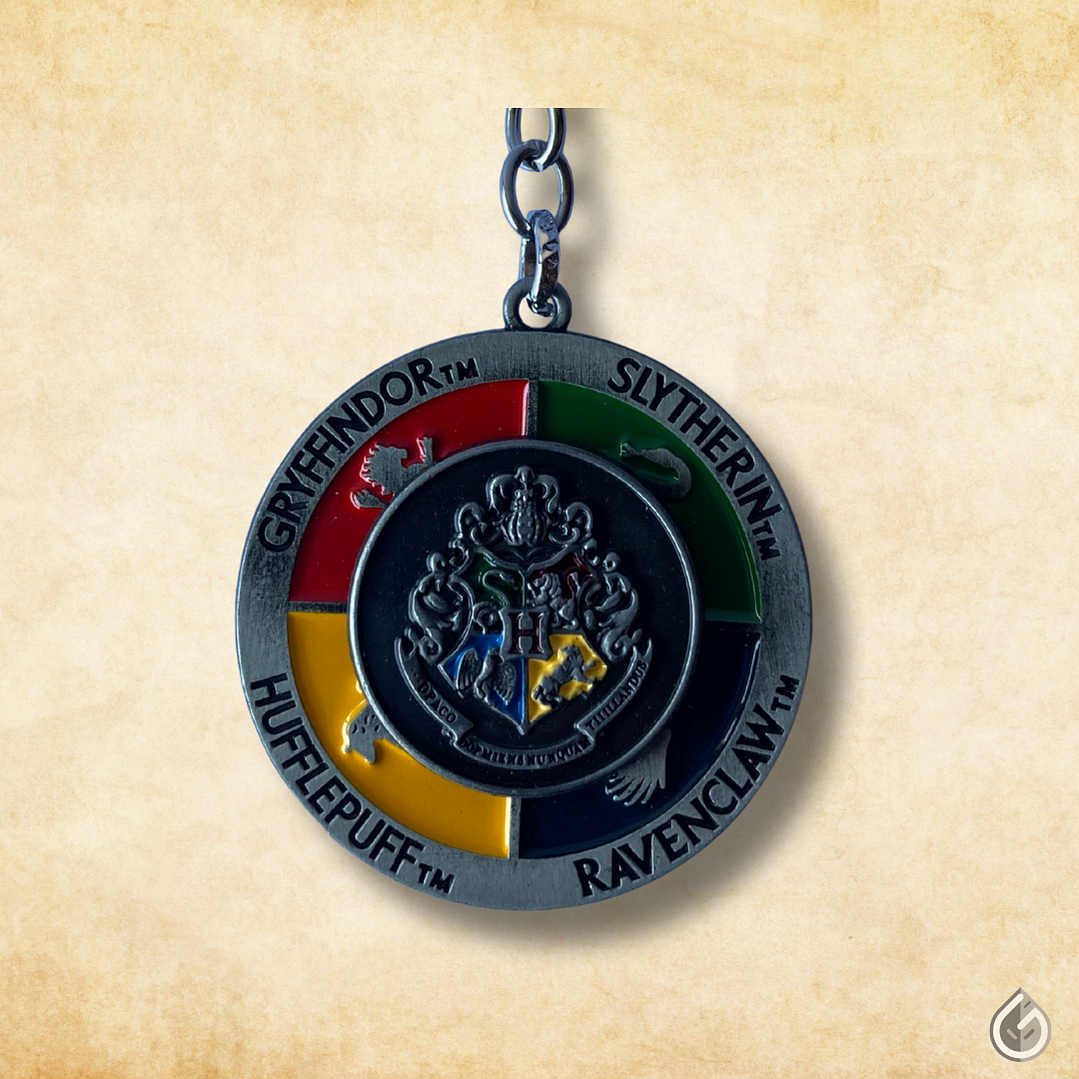 Llavero Giratorio Hogwarts - Casas Mágicas 2