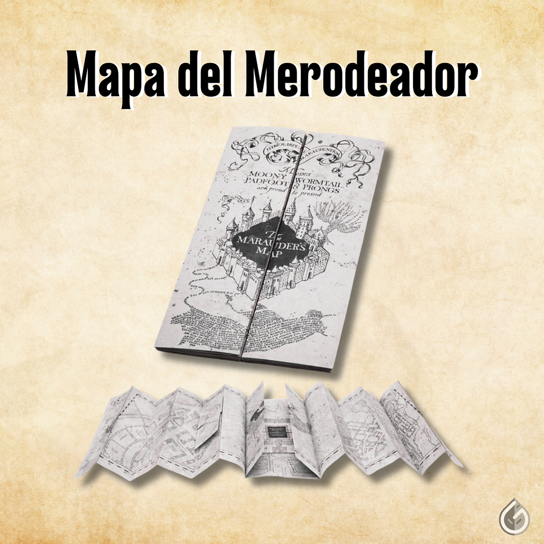 Mapa del Merodeador - Réplica Plegable 1