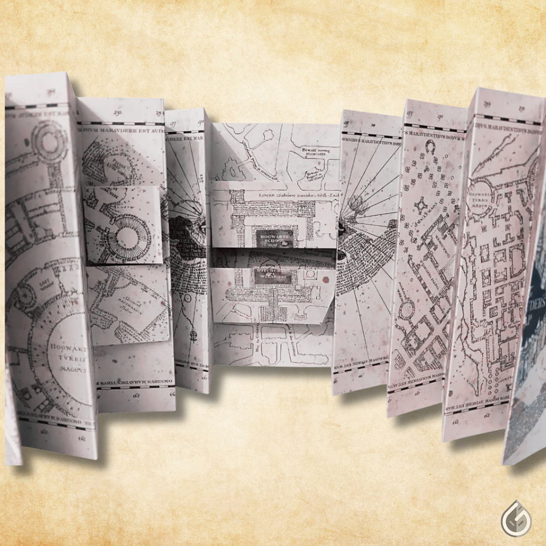 Mapa del Merodeador - Réplica Plegable 2