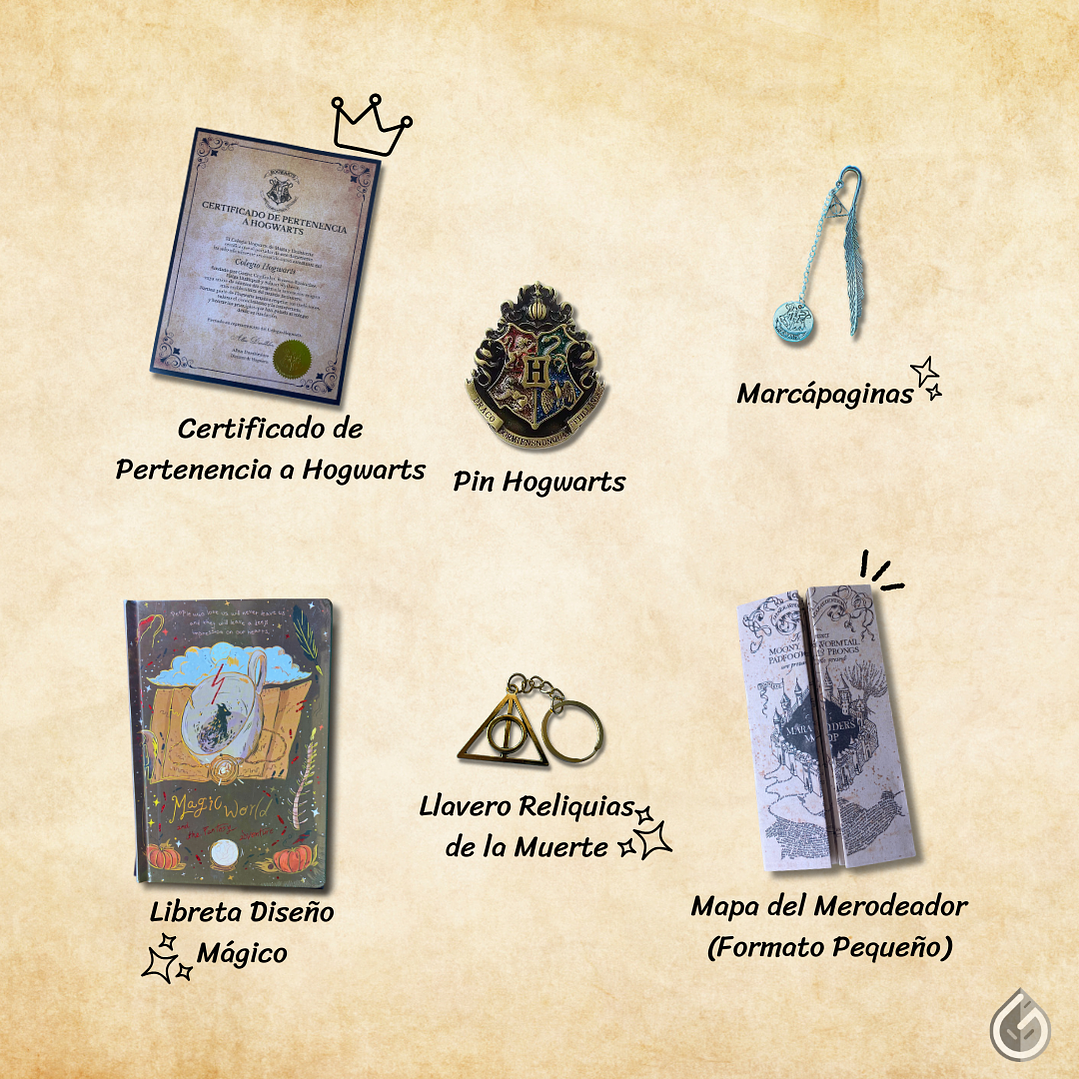 Pack Mágico Premium - Casas de Hogwarts 3