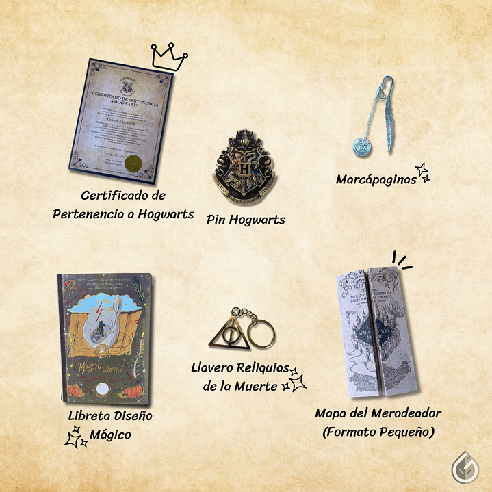 Pack Mágico Premium - Casas de Hogwarts 3