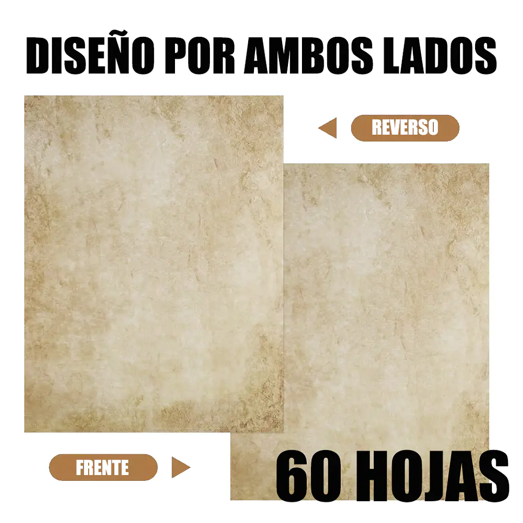 Papel Vintage Antiguo | Clásico Modelo C 3
