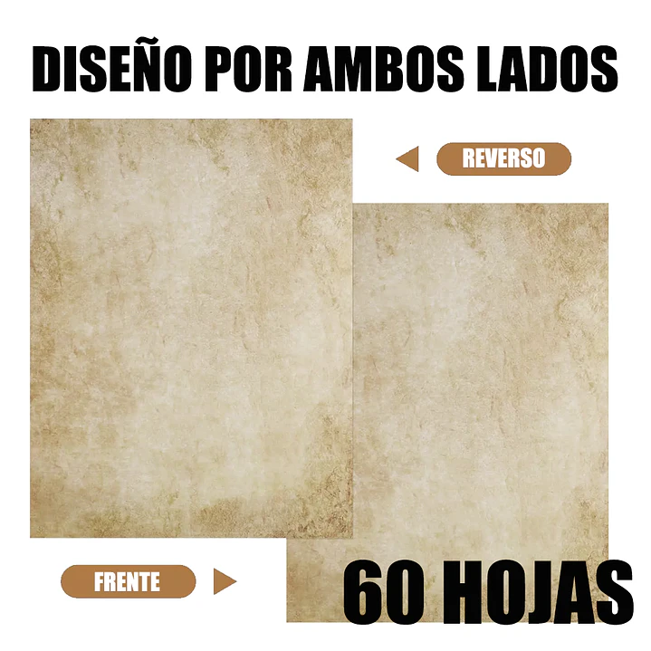 Papel Vintage Antiguo | Clásico Modelo C 3