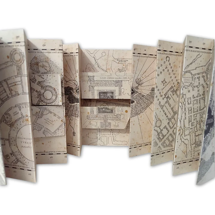 Mapa del Merodeador - Réplica Plegable 2