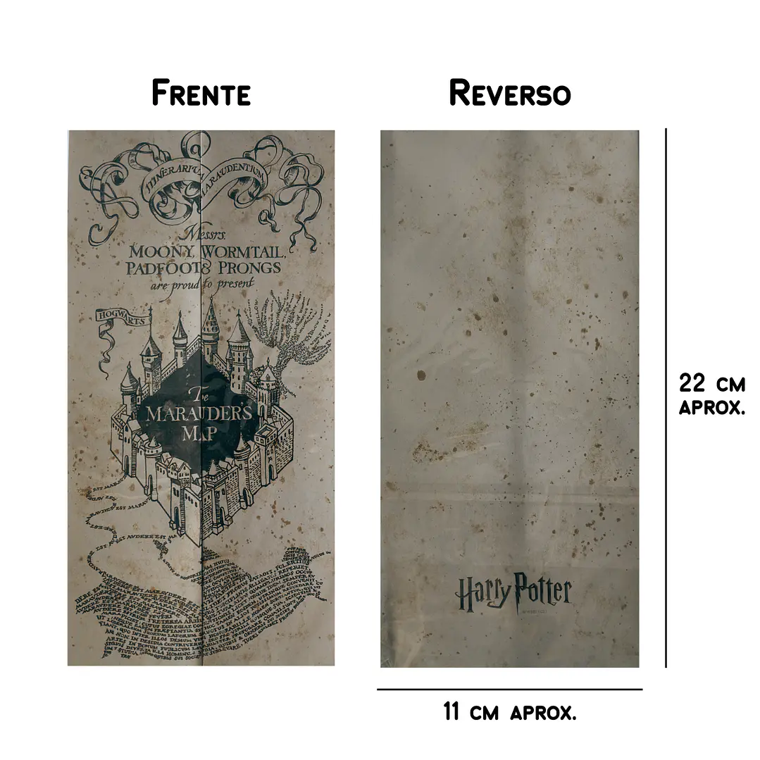 Mapa del Merodeador - Réplica Plegable 5