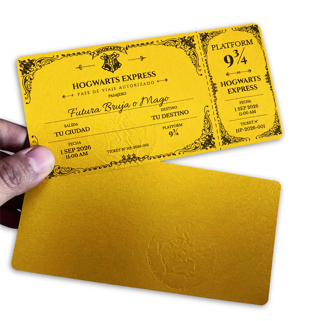 Ticket Hogwarts Express - Edición Premium 2