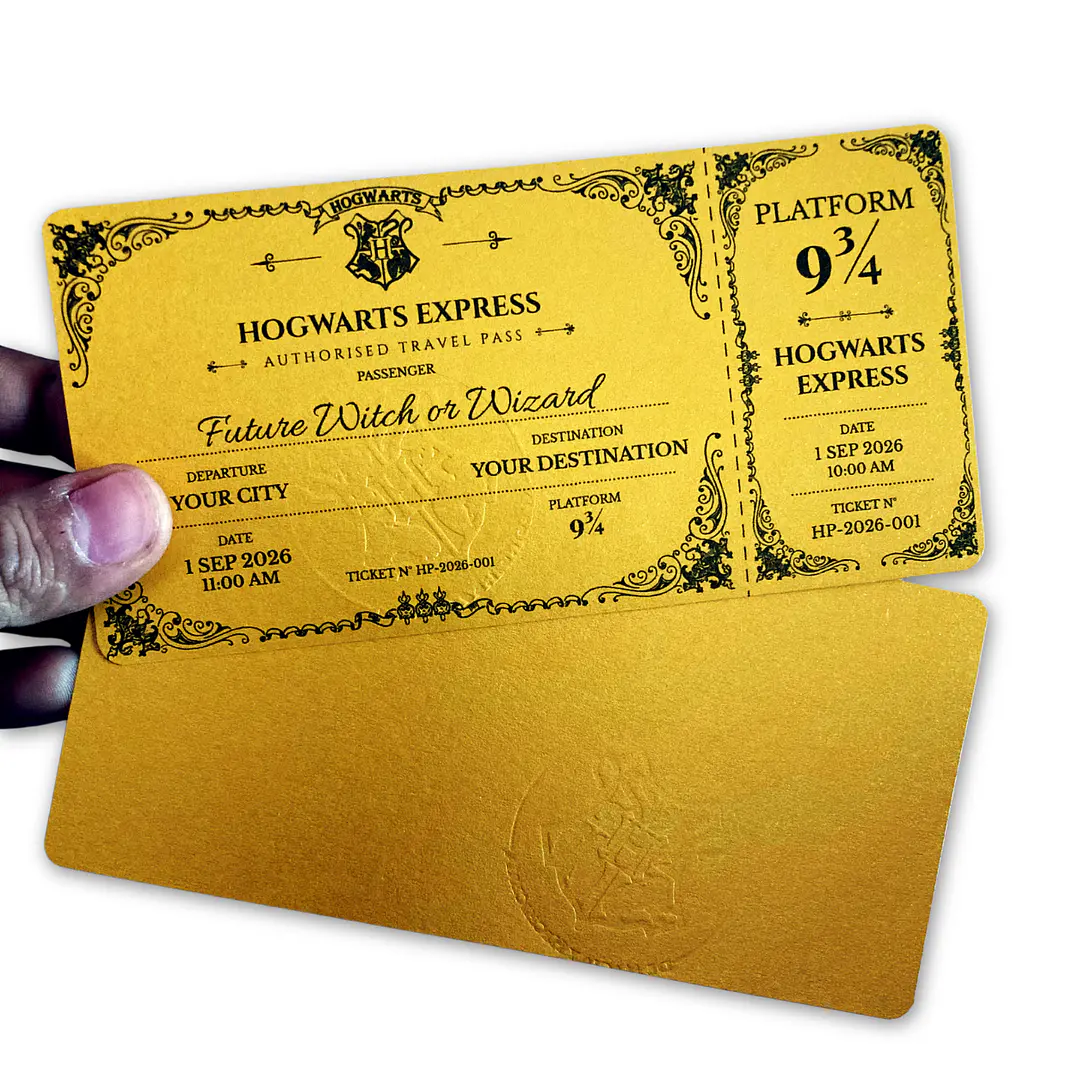 Ticket Hogwarts Express - Edición Premium 4