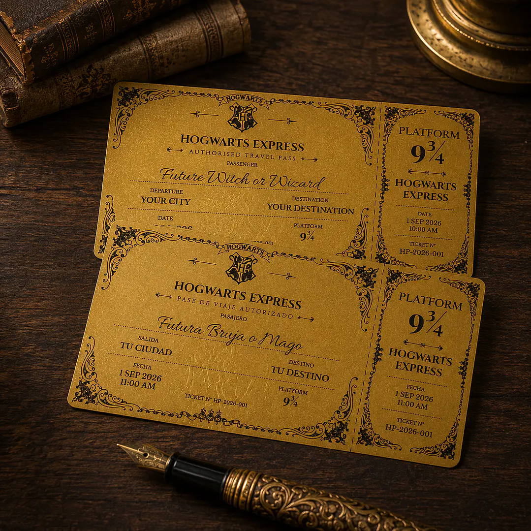 Ticket Hogwarts Express - Edición Premium 6