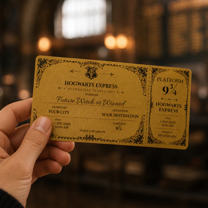 Ticket Hogwarts Express - Edición Premium 7