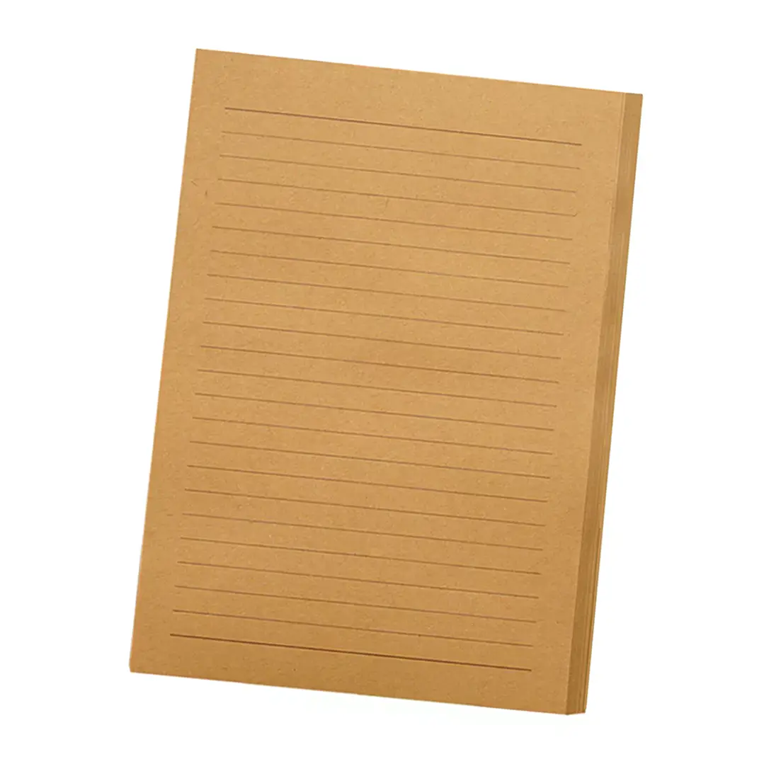 Papel Block de Notas | Papel Tipo Kraft con líneas 1