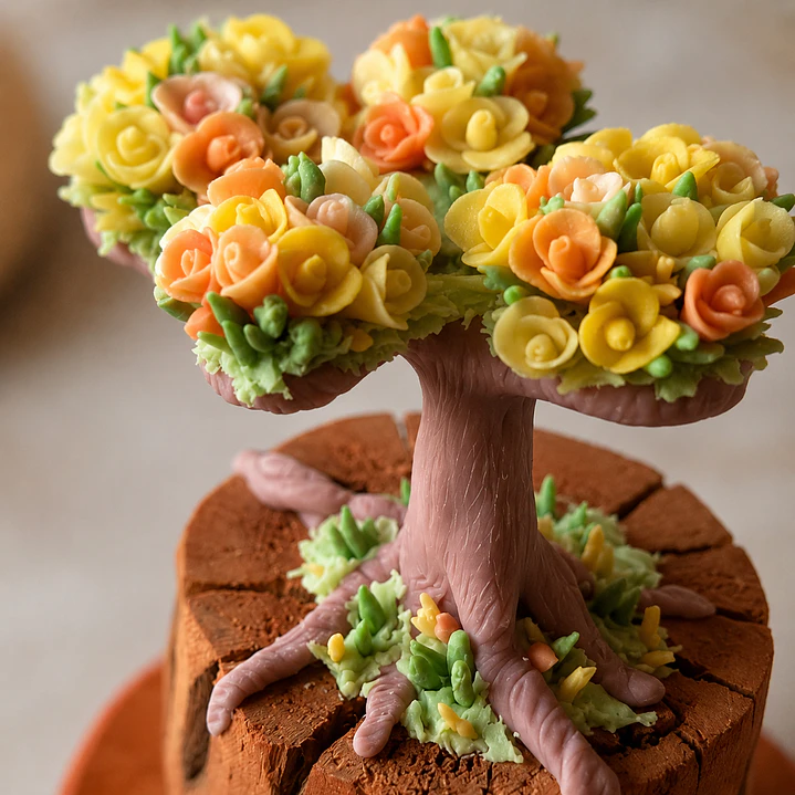 Árbol Floral de Porcelana 2