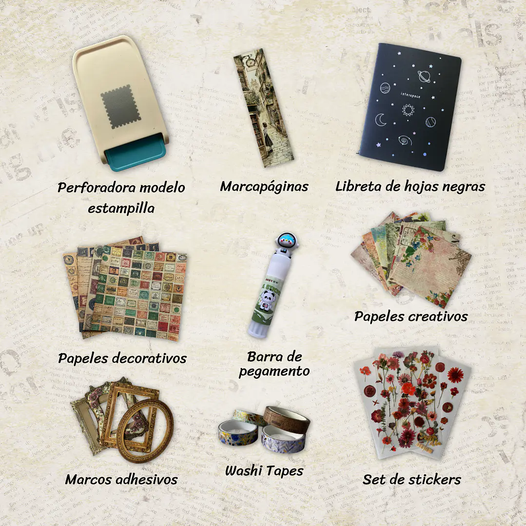 Kit Scrapbook - Crea tus Estampillas 3