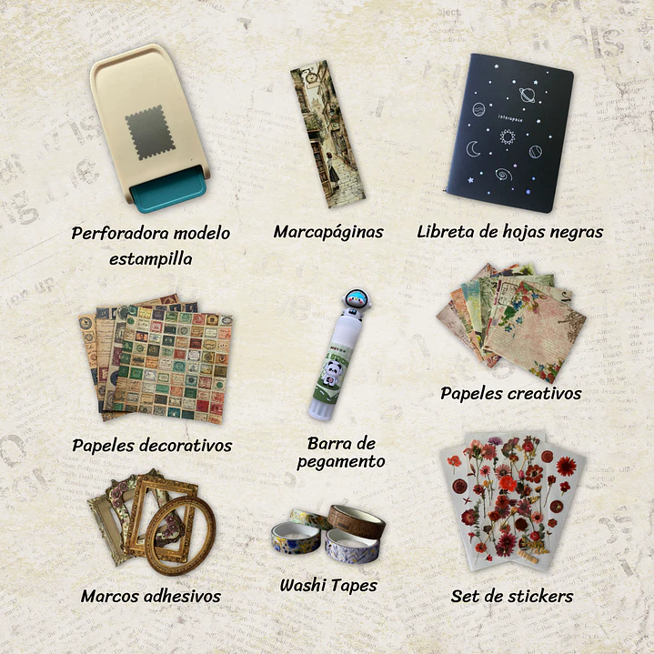 Kit Scrapbook - Crea tus Estampillas 3