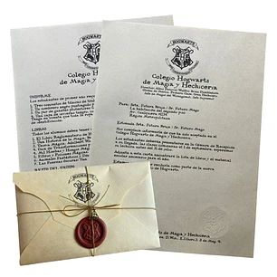Carta de Admisión a Hogwarts - Edición Premium