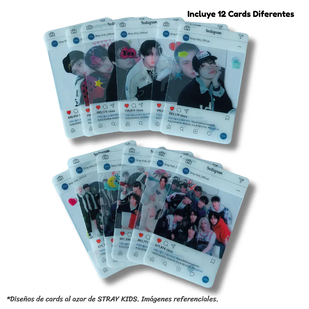 Set Cards Estilo Instagram Kpop 3