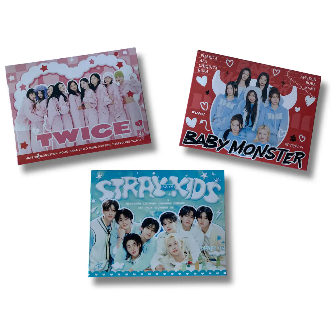Set Photocards Sorpresa Kpop 5 + 1 1