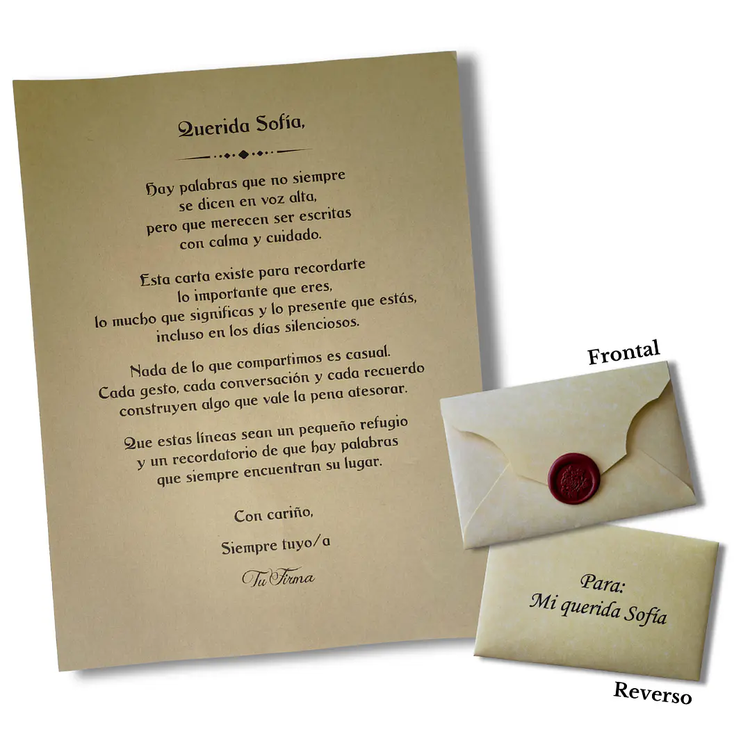Carta Personalizada - Edición Encantada 2