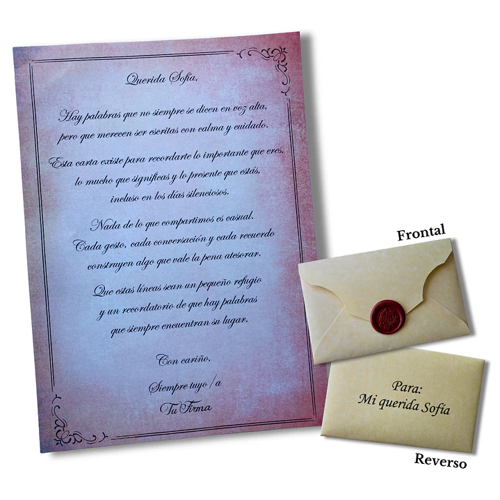Carta Personalizada - Edición Encantada 3