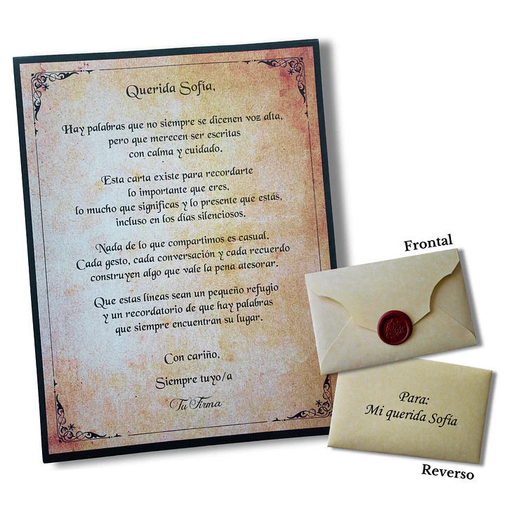 Carta Personalizada - Edición Encantada 4