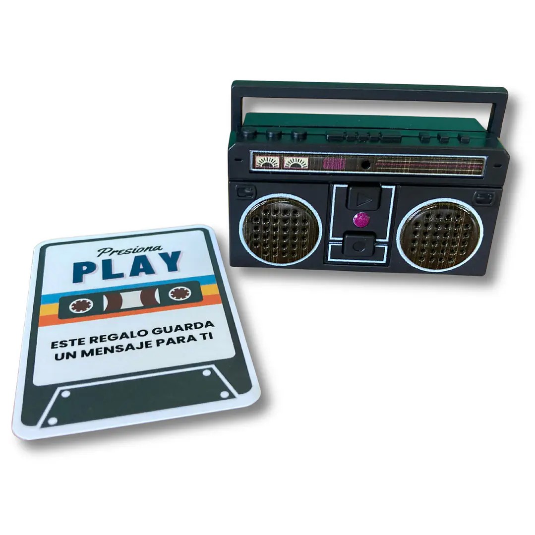 Llavero Grabador de Voz Retro - Radio Grabadora 5