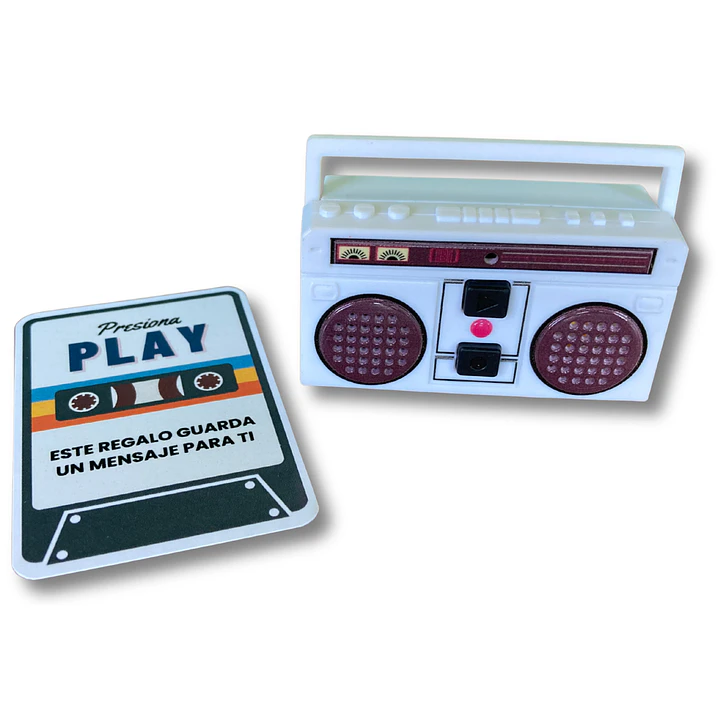 Llavero Grabador de Voz Retro - Radio Grabadora 6