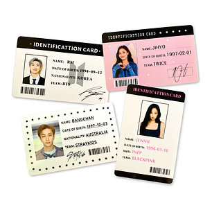 ID Cards Kpop